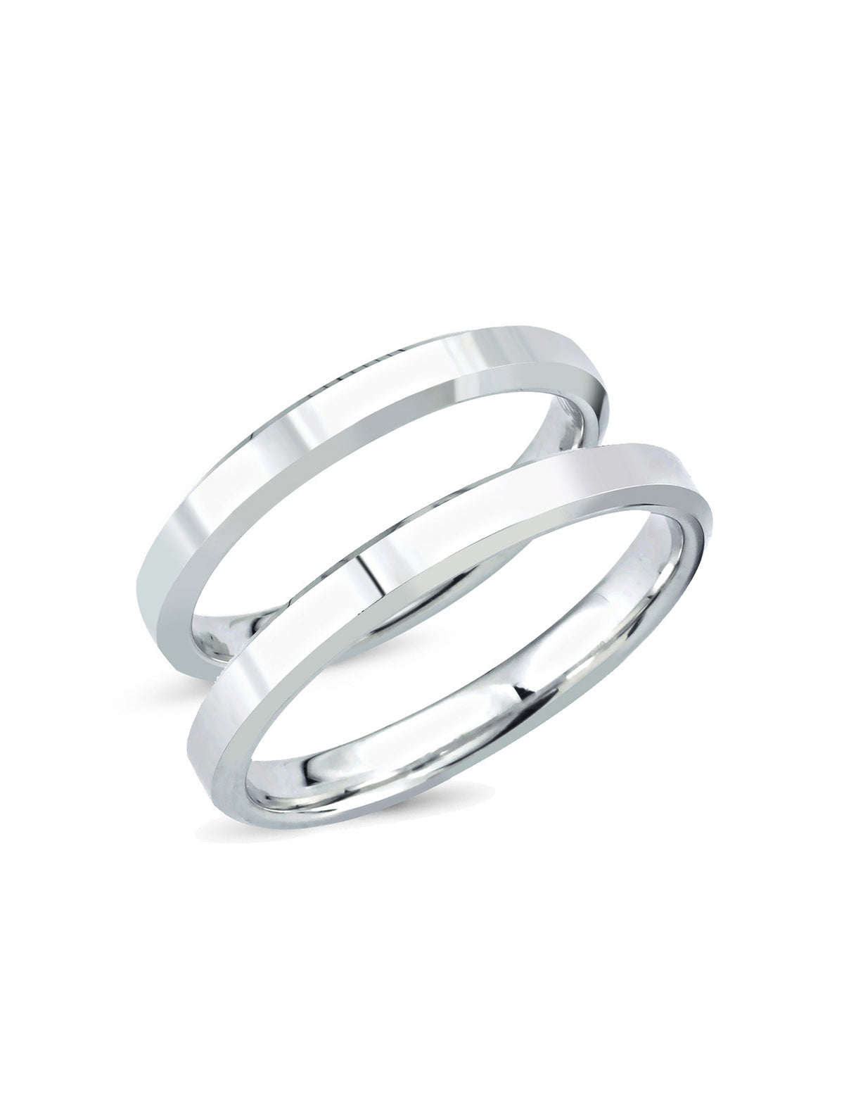 Beyaz Altın Alyans 3mm