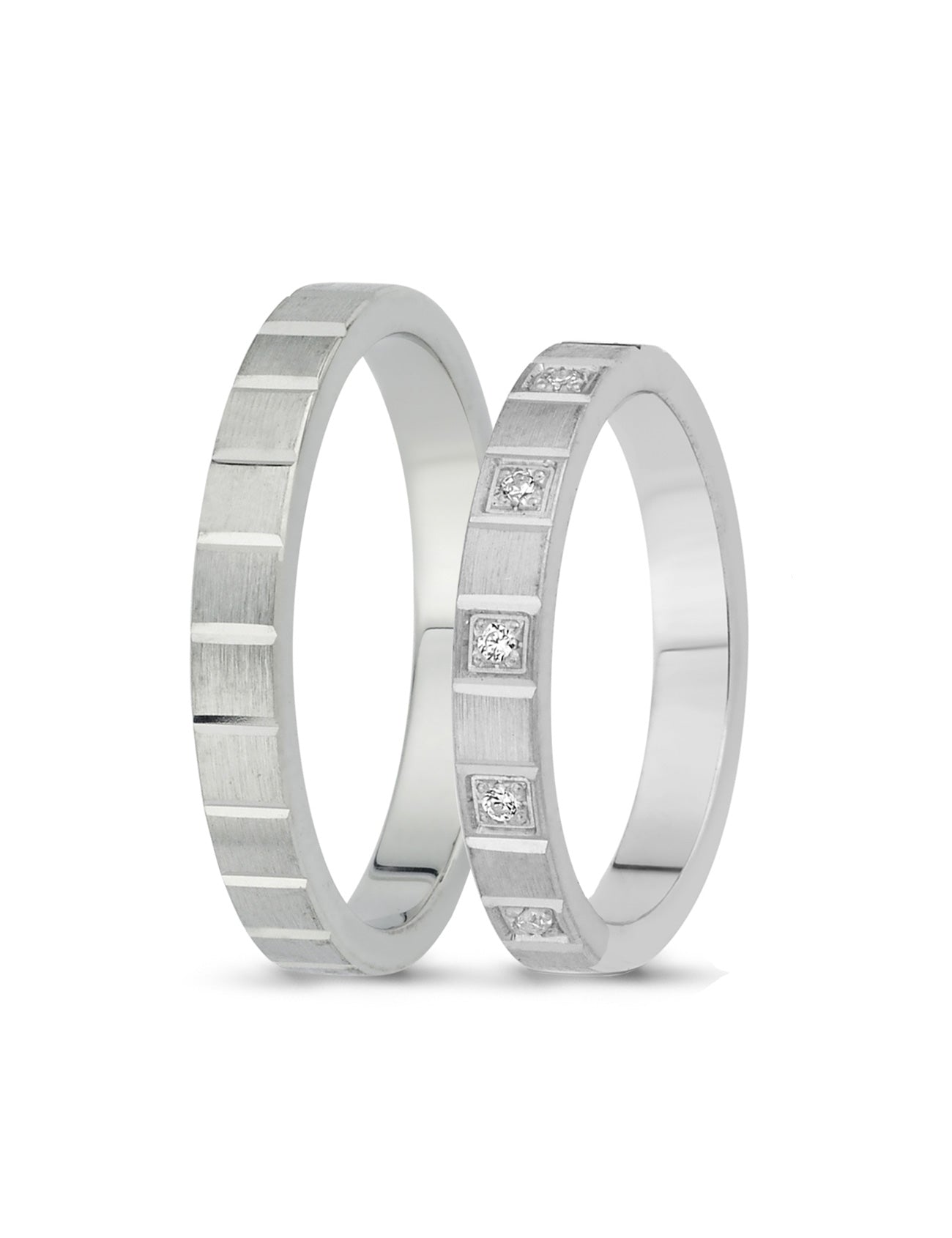 Beyaz Altın Alyans 3mm