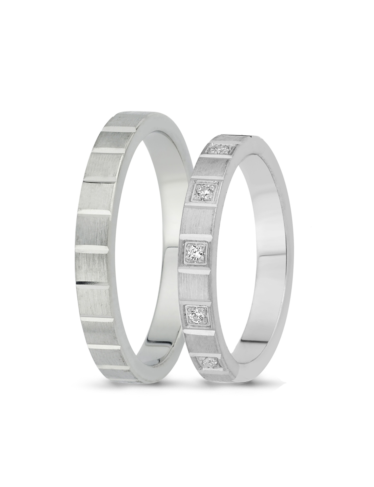 Beyaz Altın Alyans 3mm Ürün ana görseli