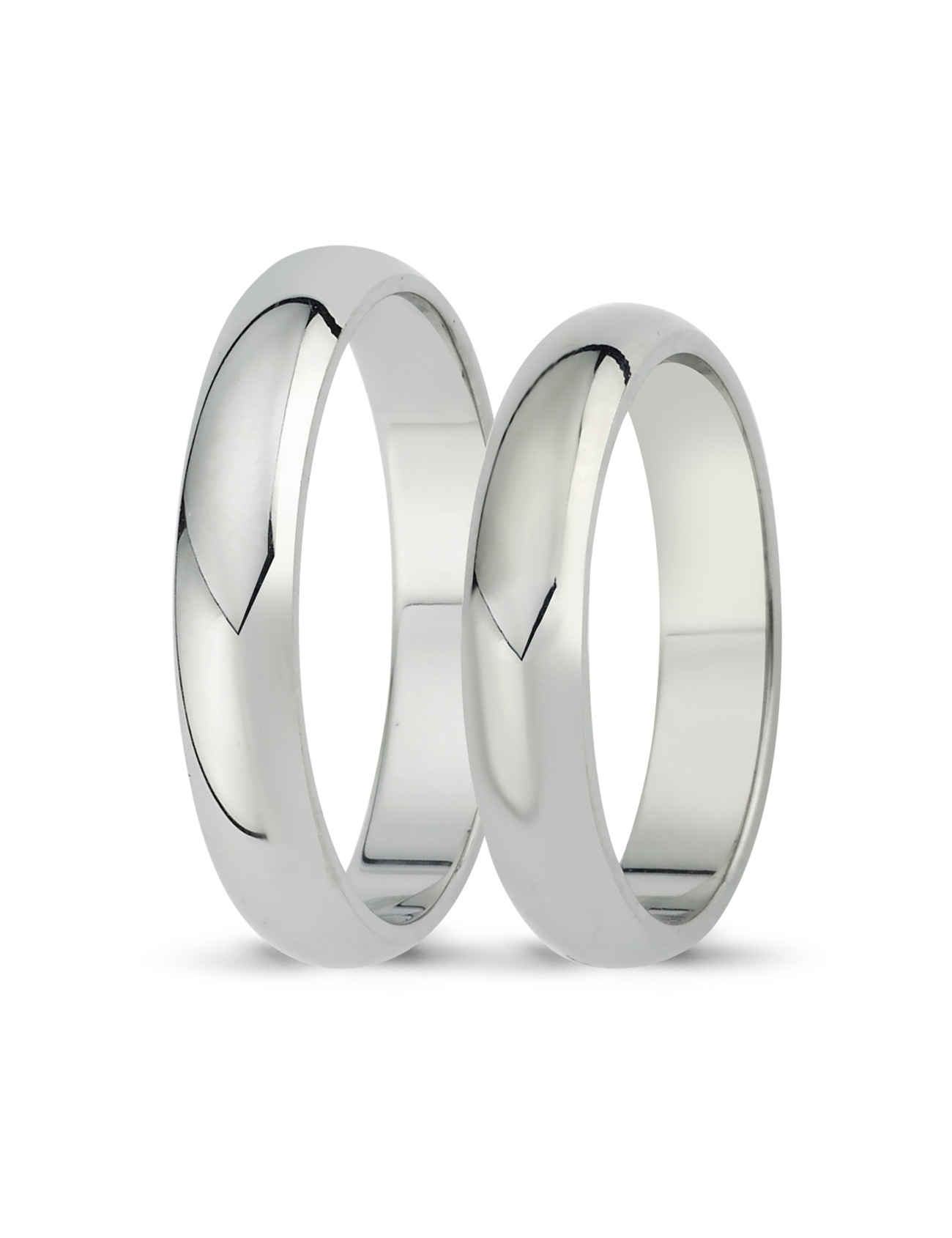 Beyaz Altın Alyans 4mm Ürün ana görseli