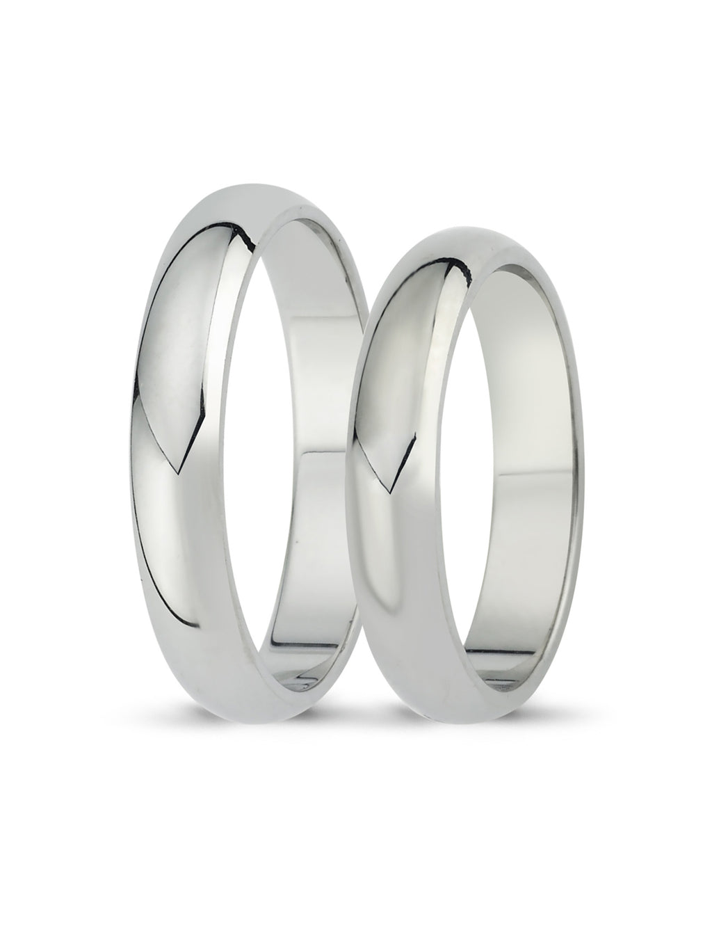 Beyaz Altın Alyans 4mm