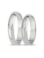 Beyaz Altın Alyans 4mm