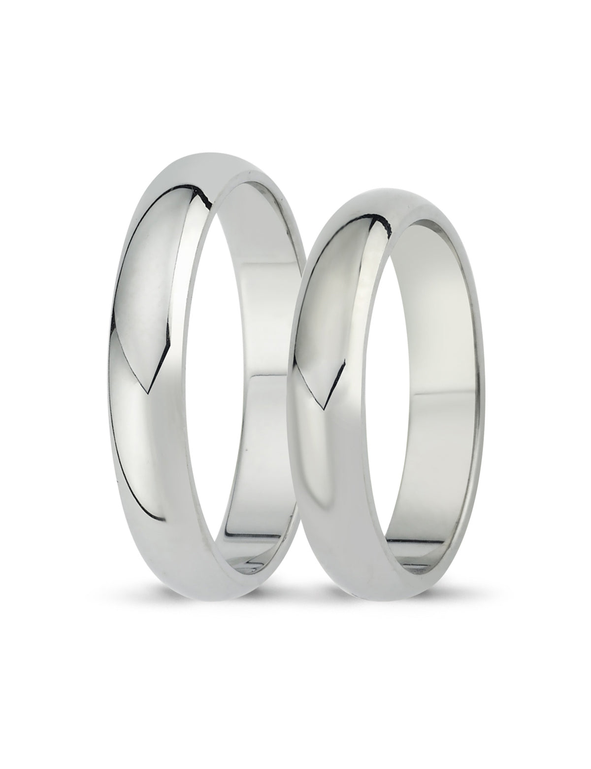 Beyaz Altın Alyans 4mm