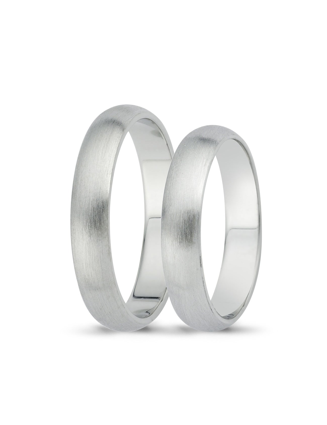 Beyaz Altın Alyans 4mm