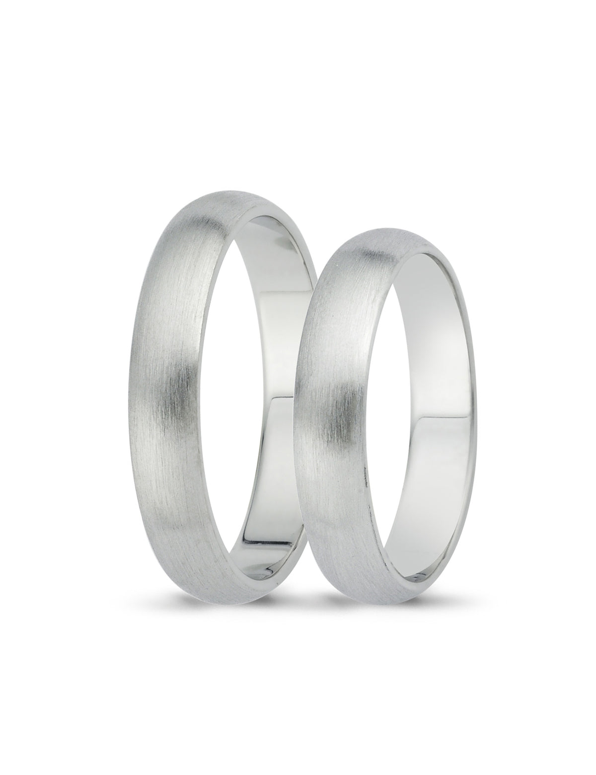 Beyaz Altın Alyans 4mm