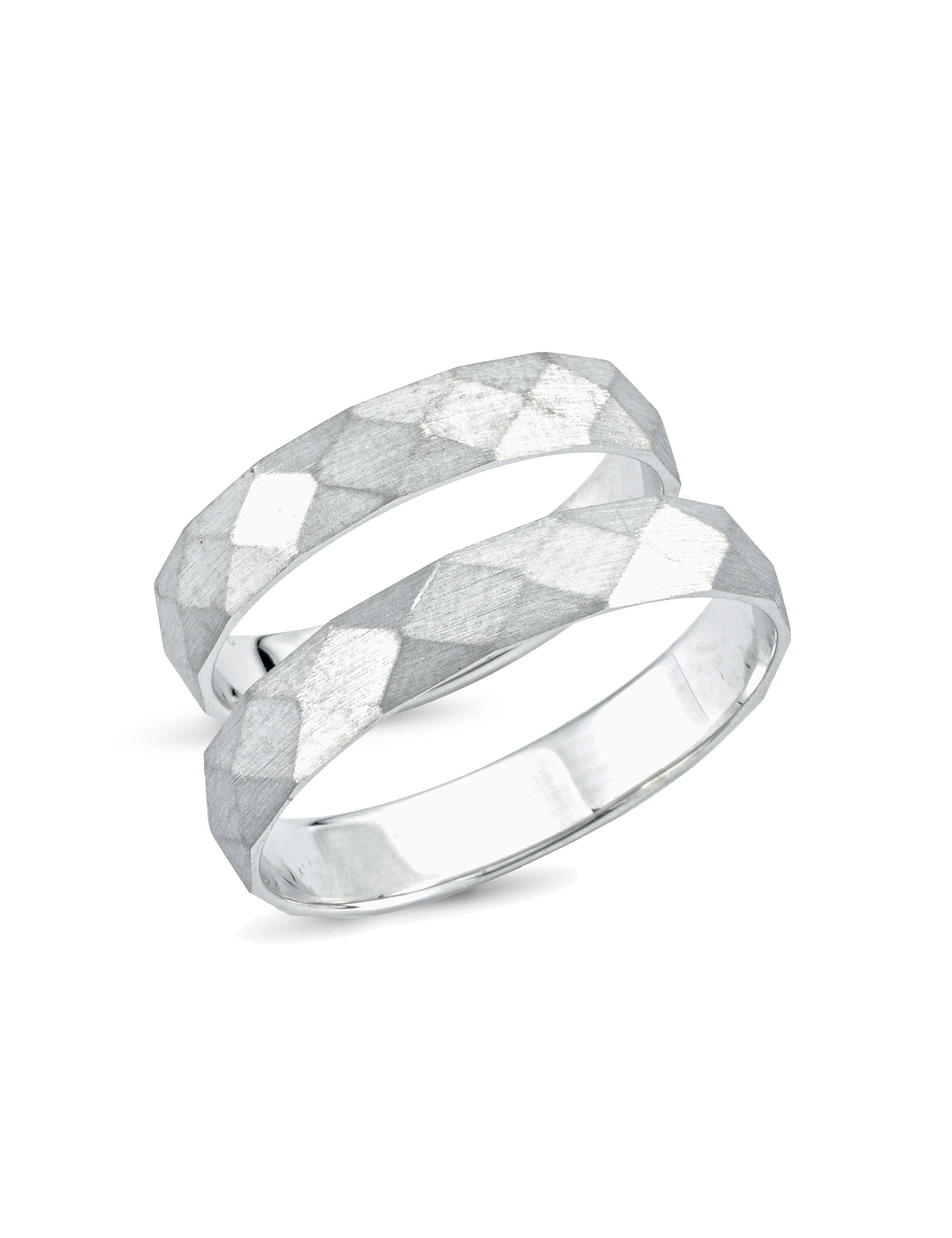 Beyaz Altın Alyans 4mm Ürün ana görseli