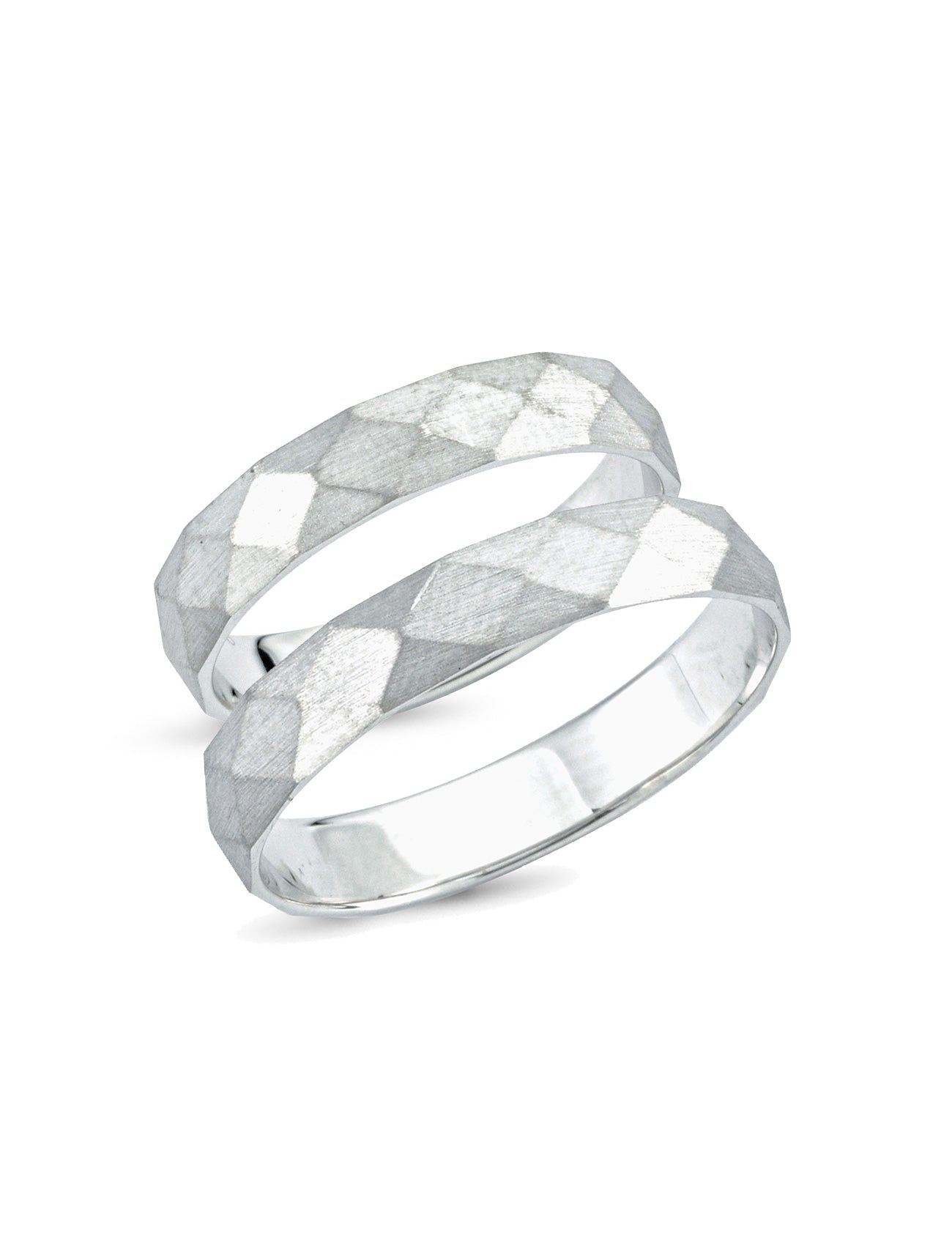 Beyaz Altın Alyans 4mm