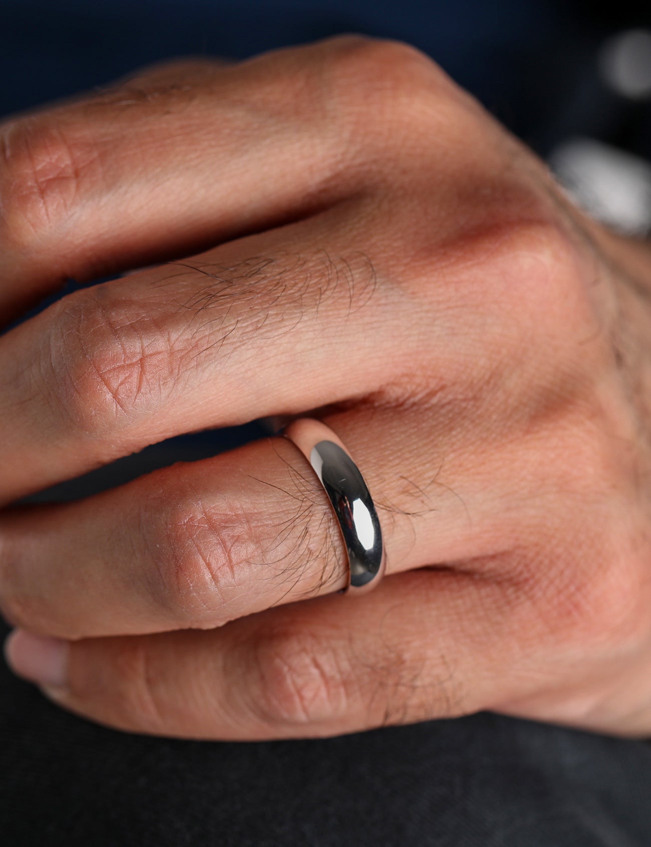 Beyaz Altın Alyans 5mm