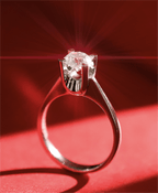 GIA Sertifikalı 1,00 Karat Tektaş Prılanta Yüzük