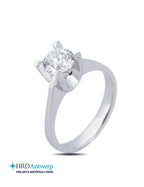 1,01 Karat Badem Montür Tektaş Pırlanta Yüzük