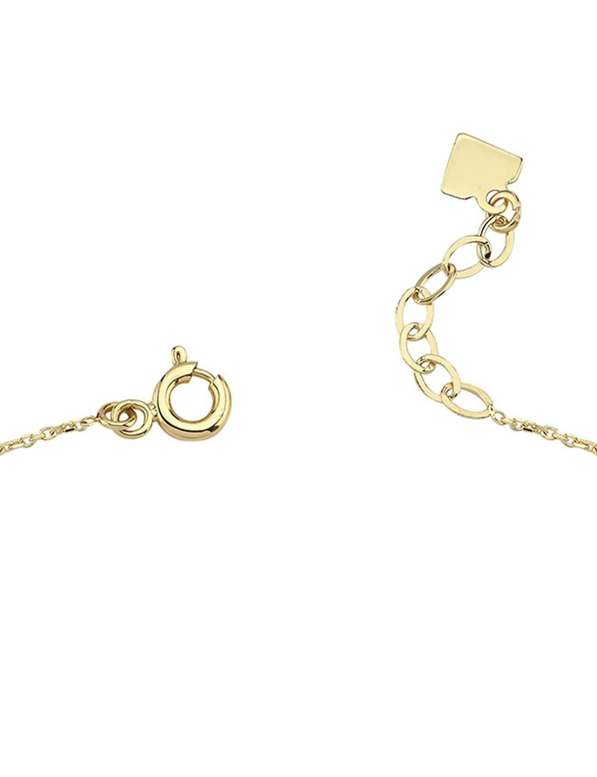 Turkuaz Renkli Taşlı İncili Bileklik