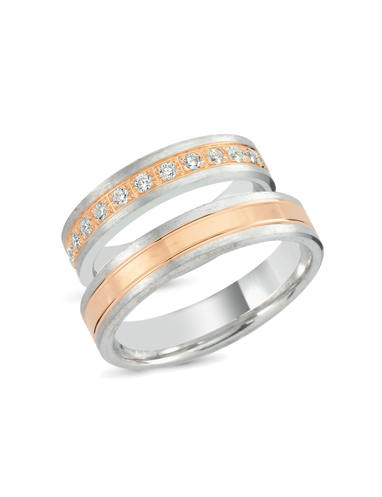 İki Renkli Alyans 5mm