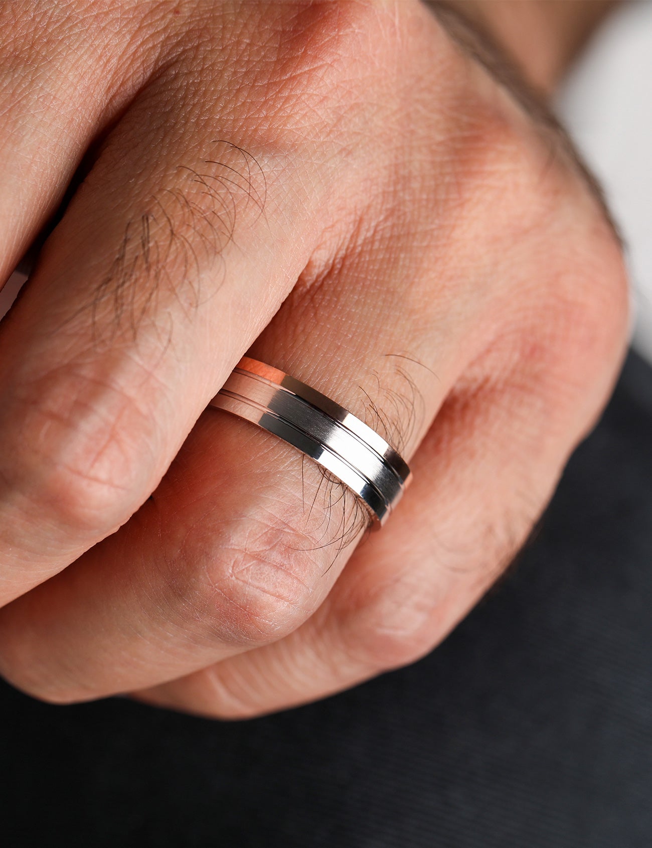 İki Renkli Alyans 6mm