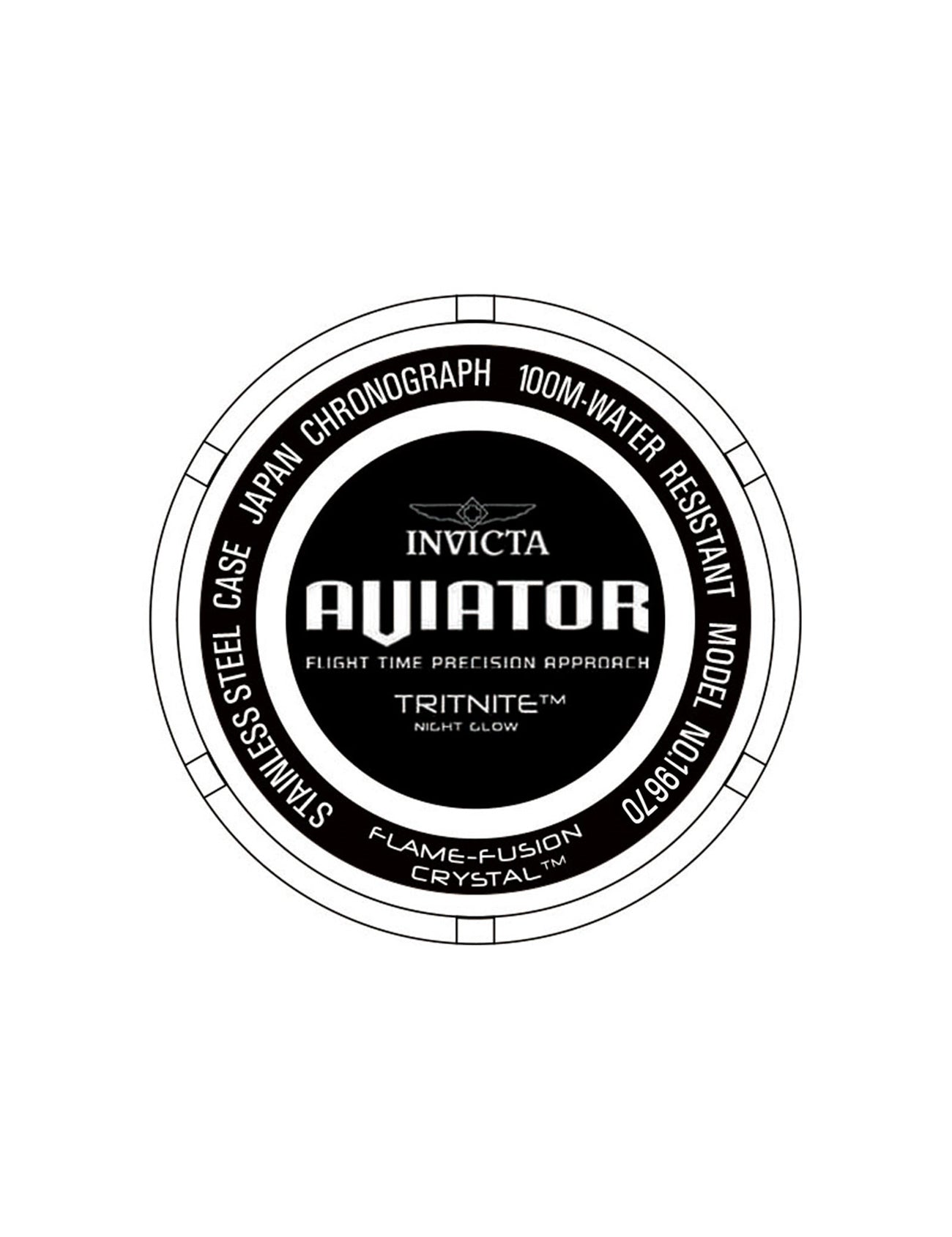 ساعة إنفيكتا أفياتور كرونوغراف