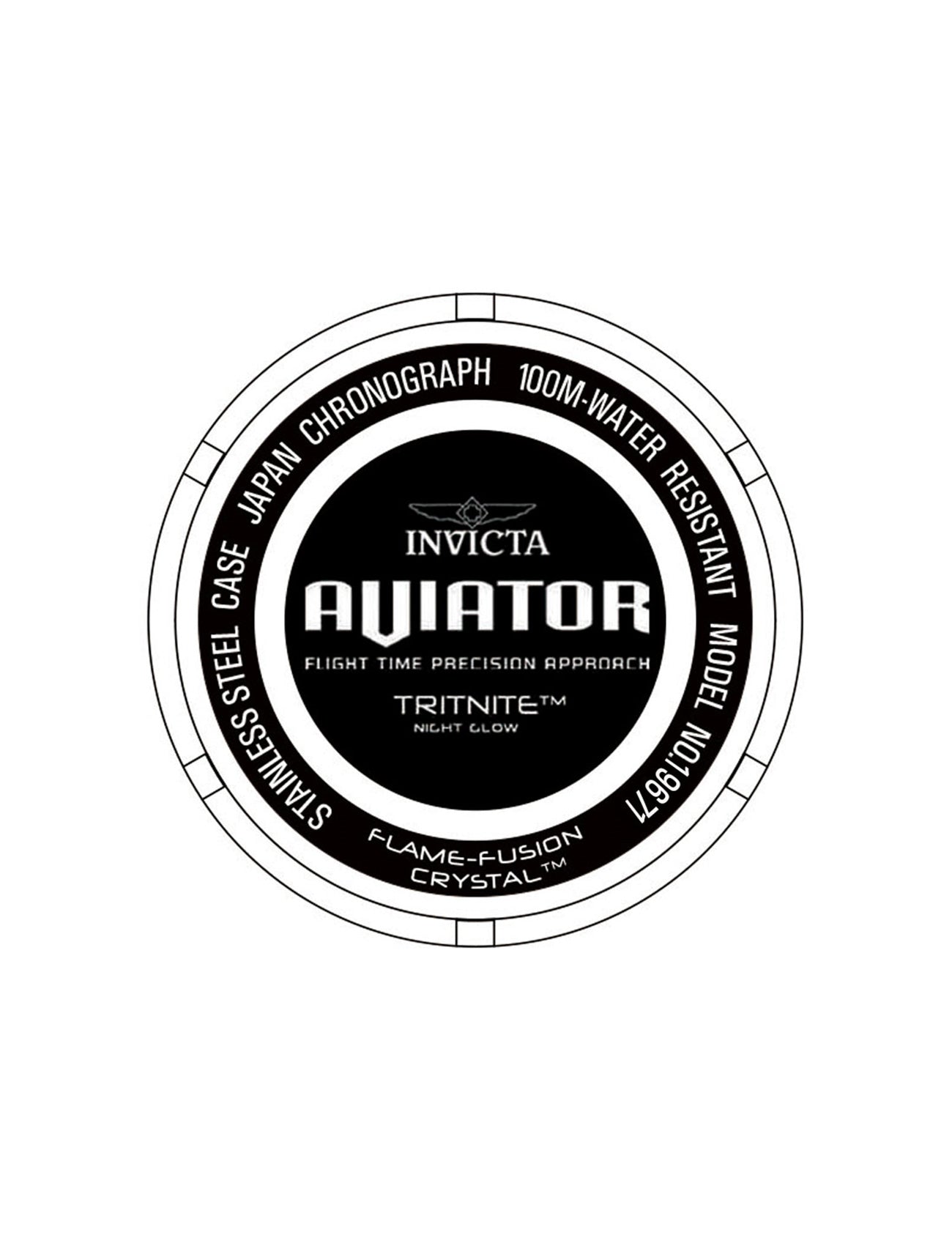 ساعة إنفيكتا أفياتور كرونوغراف