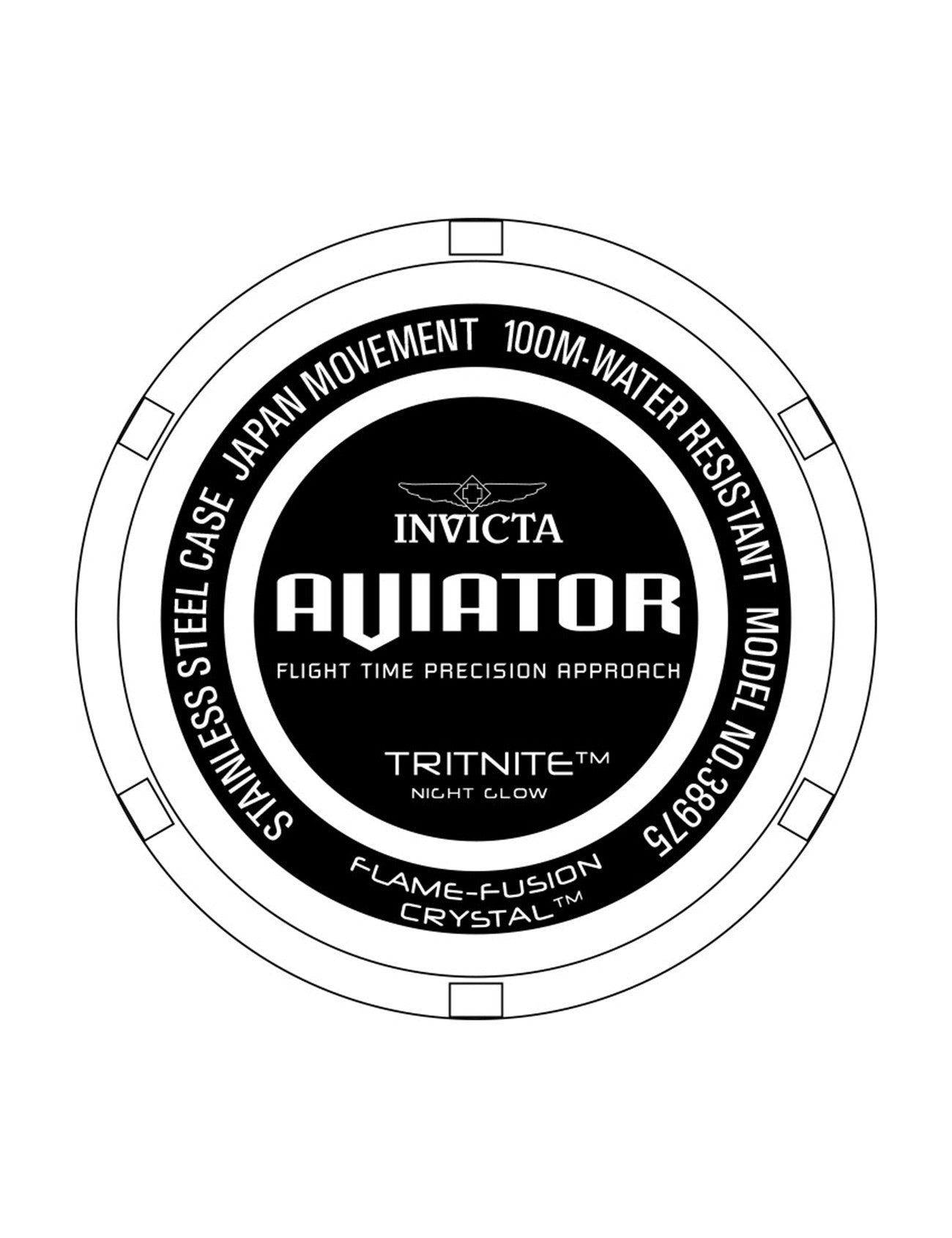 INVICTA Aviator Mens