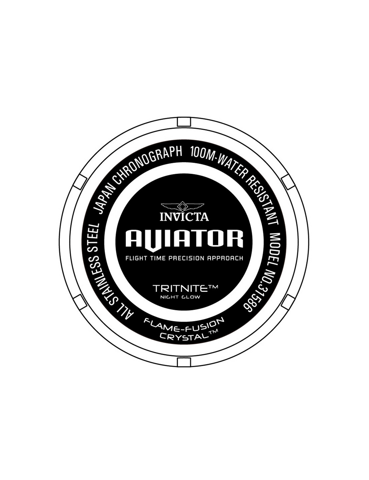 INVICTA Aviator Men's