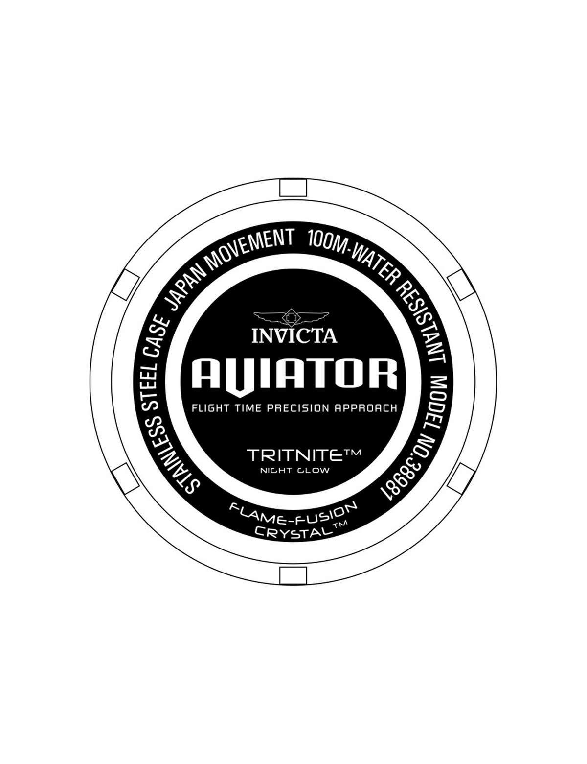INVICTA Aviator Men's