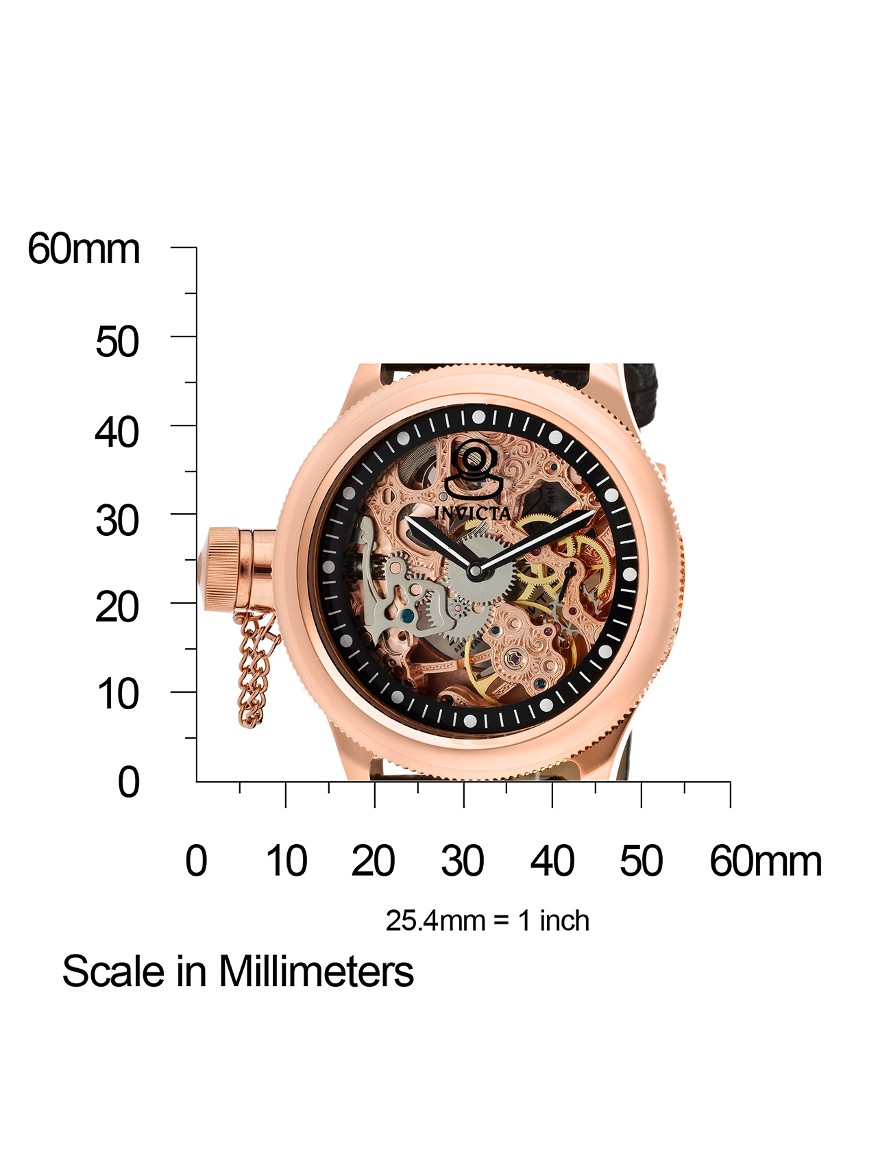 INVICTA Russian Diver Skeleton Midsize İskelet Kadran | Pırlant