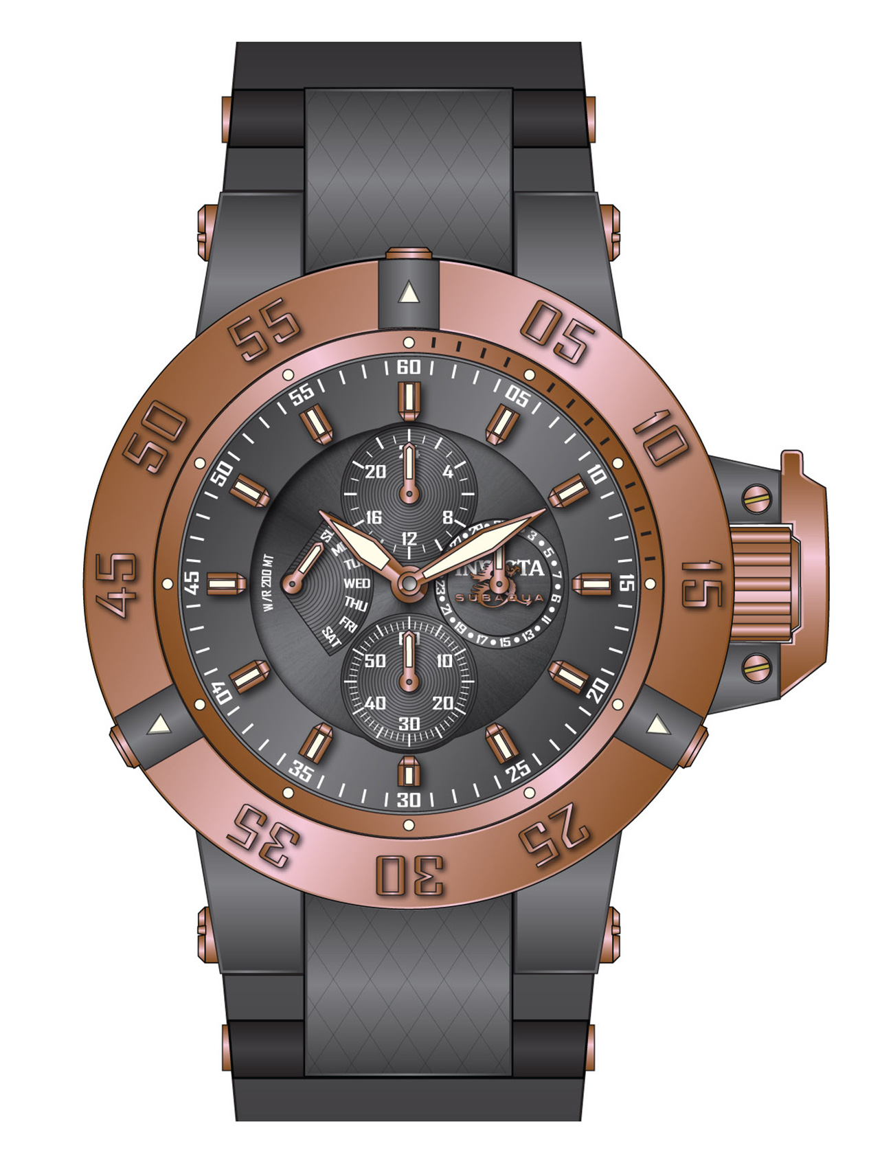 Invicta Subaqua Noma III Anatomic Dalış Saati | Pırlant Secondary image