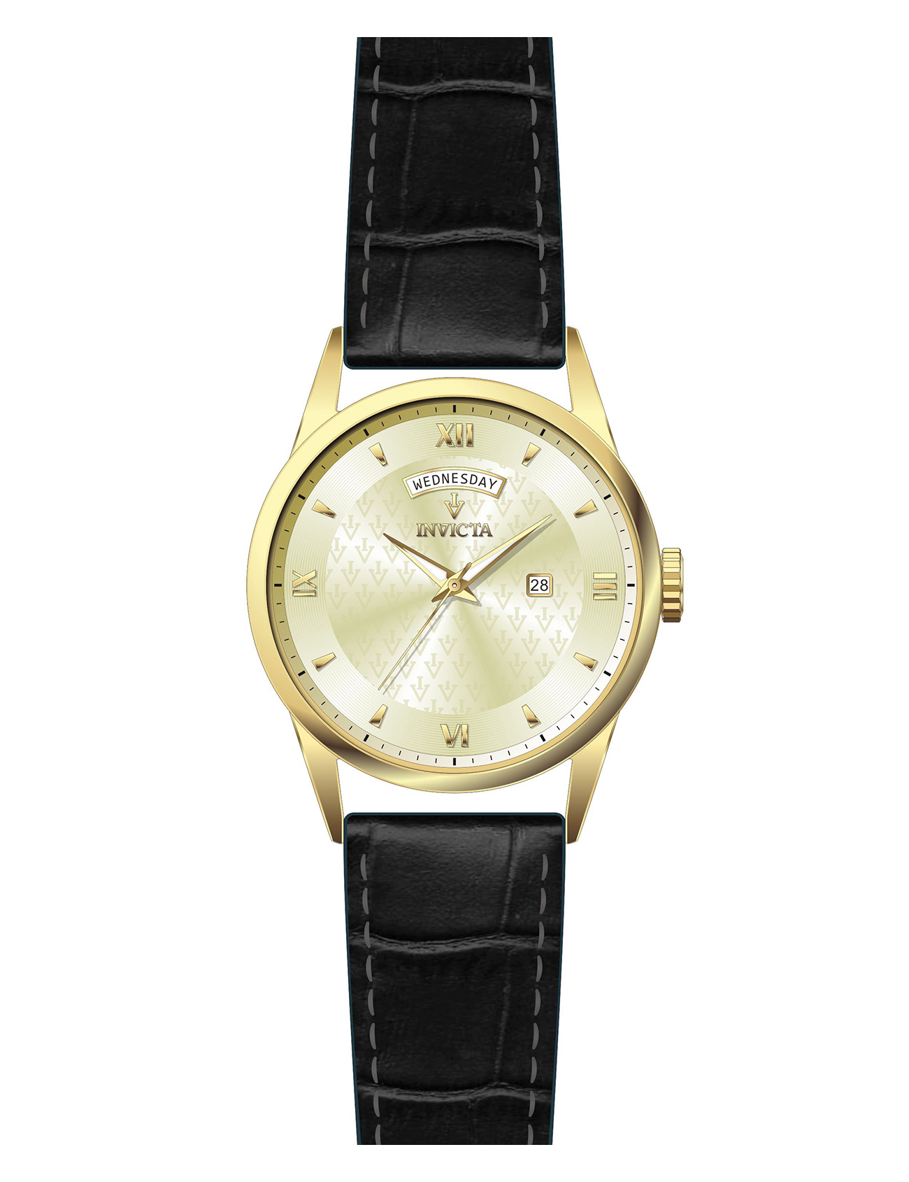 Invicta Vintage Erkek Kol Saati Deri Kordon | Pırlant