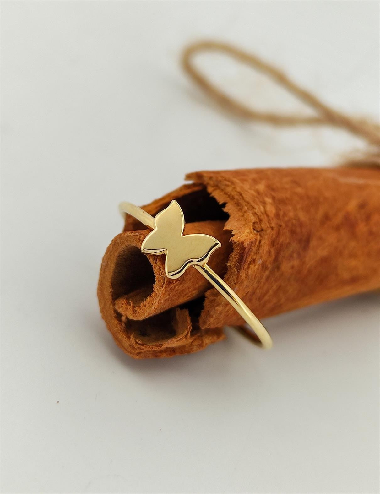 Kelebek Altın Yüzük İKYZ00068 Ürün ana görseli