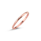 Pembe Altın Alyans 1,5mm