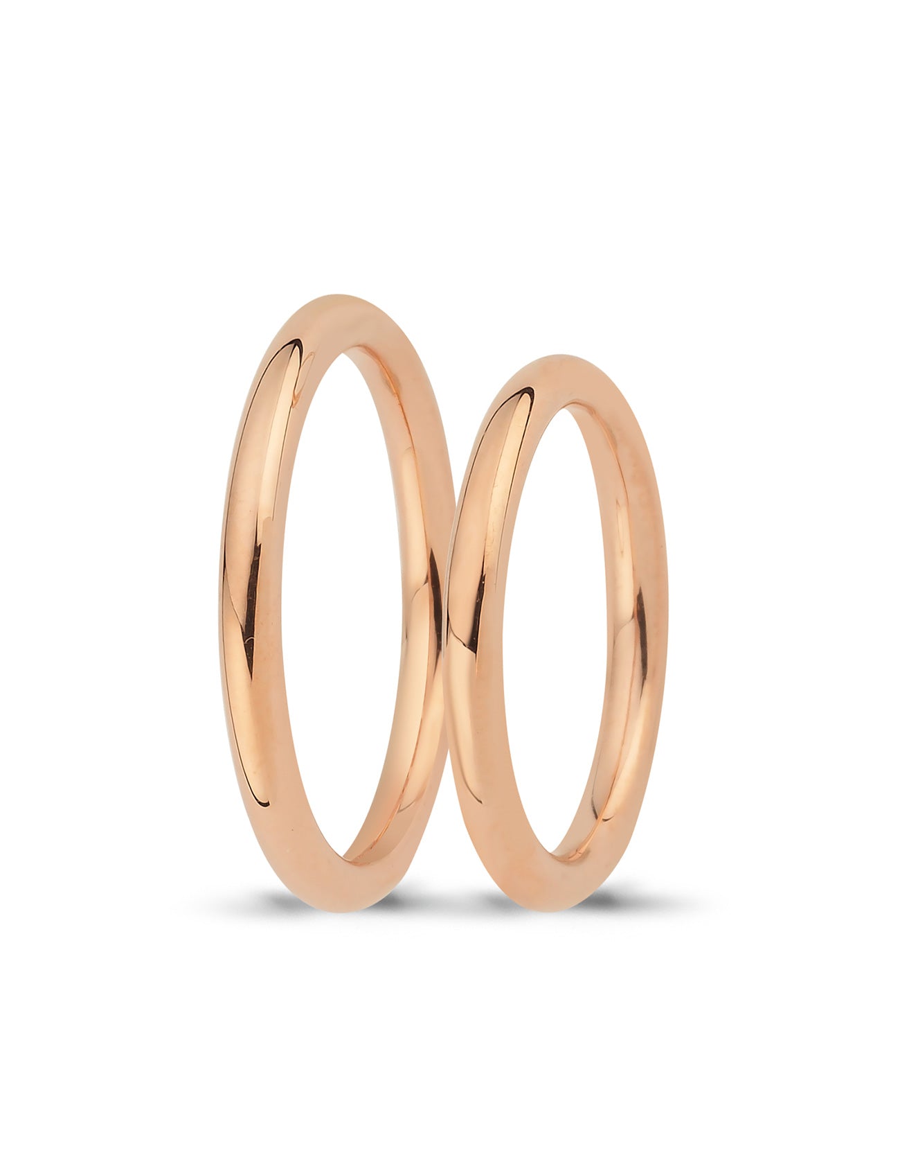 Pembe Altın Alyans 2,40mm