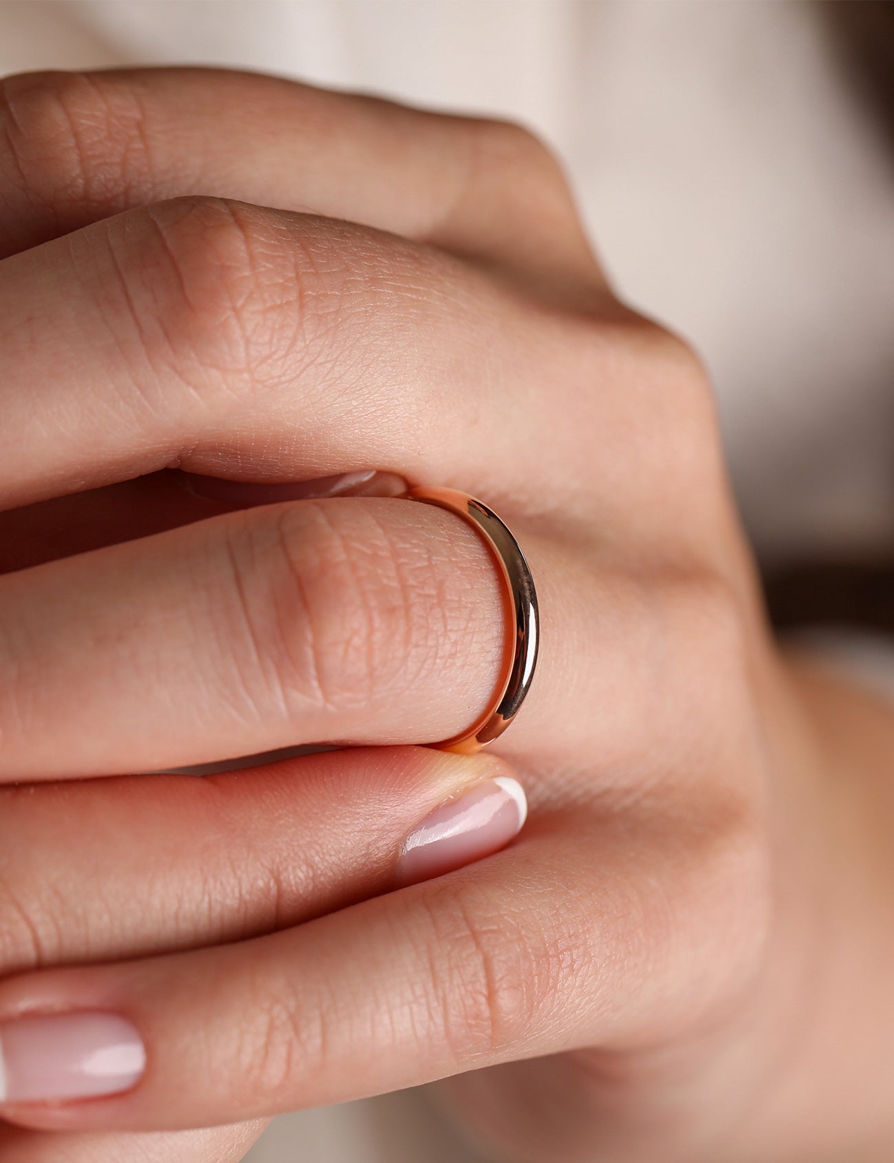 Pembe Altın Alyans 2,40mm