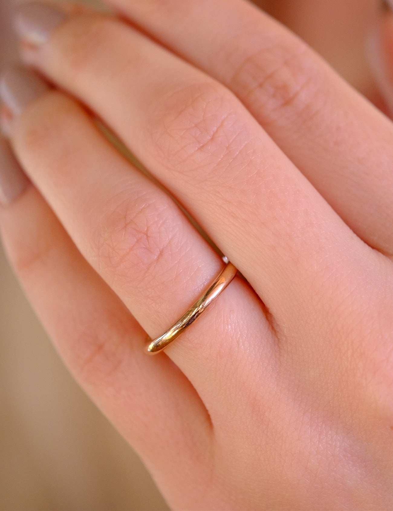 Pembe Altın Alyans 2,40mm