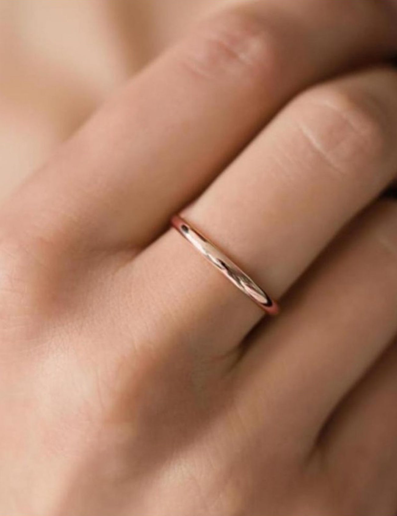 Pembe Altın Alyans 2mm