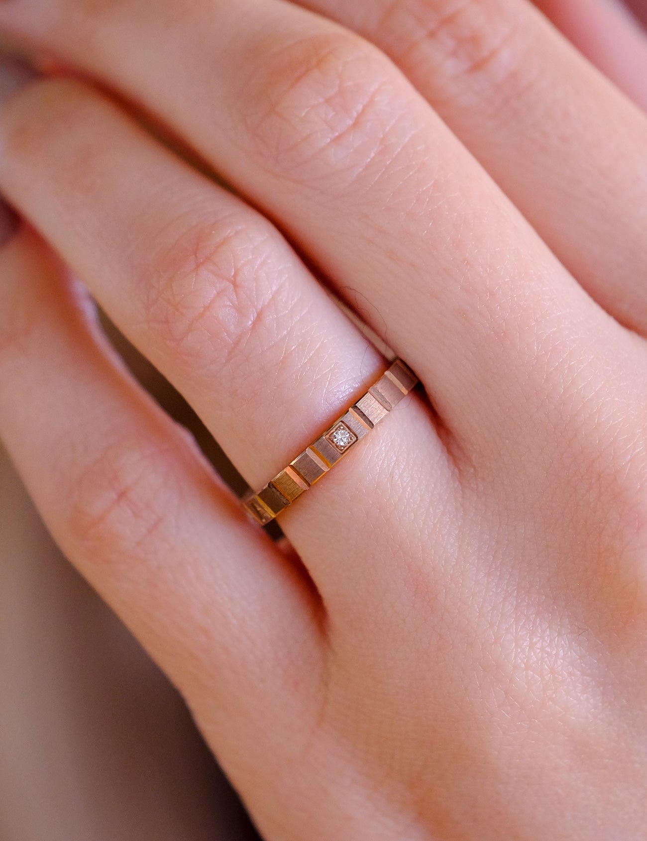 Pembe Altın Alyans 3mm