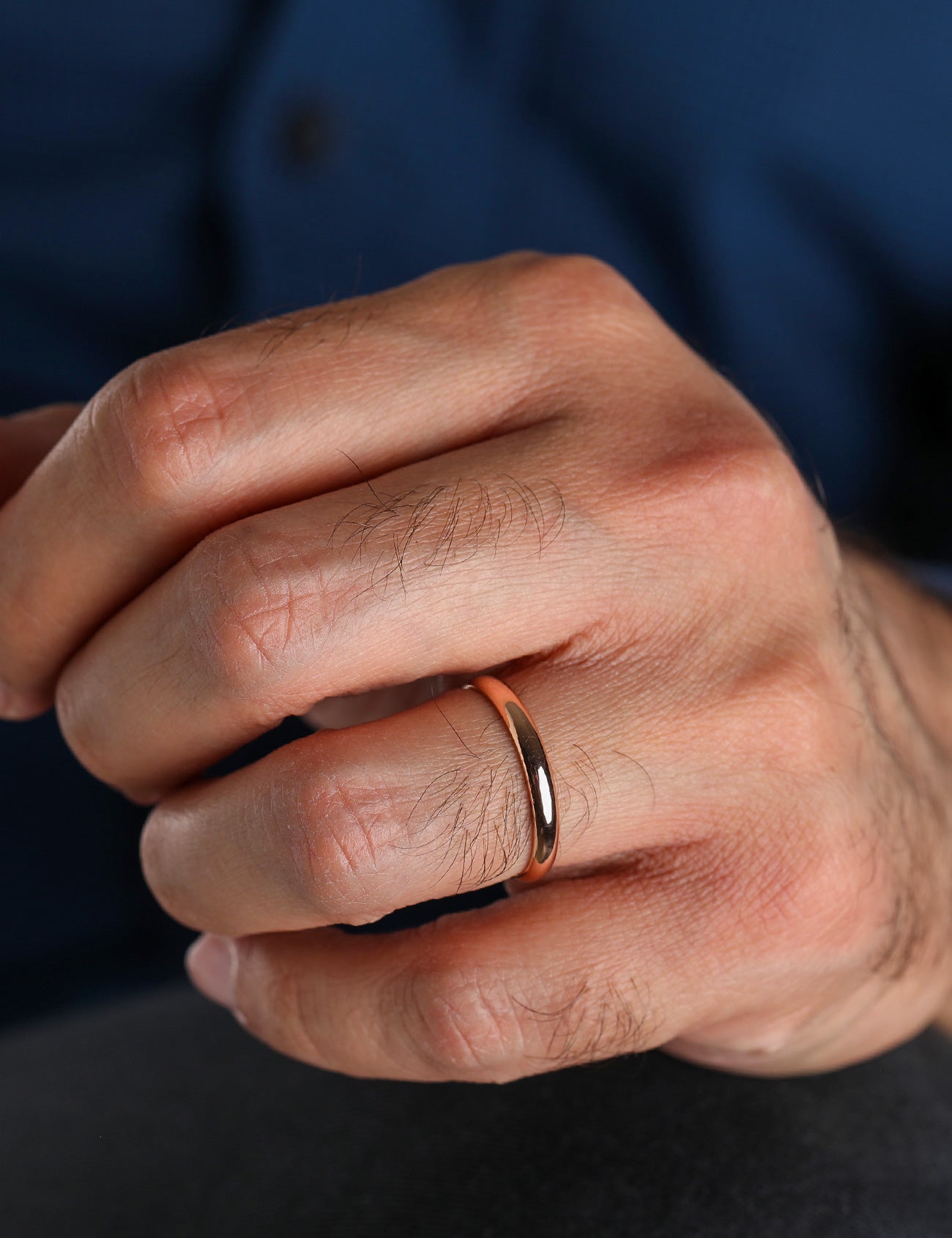 Pembe Altın Alyans 3mm