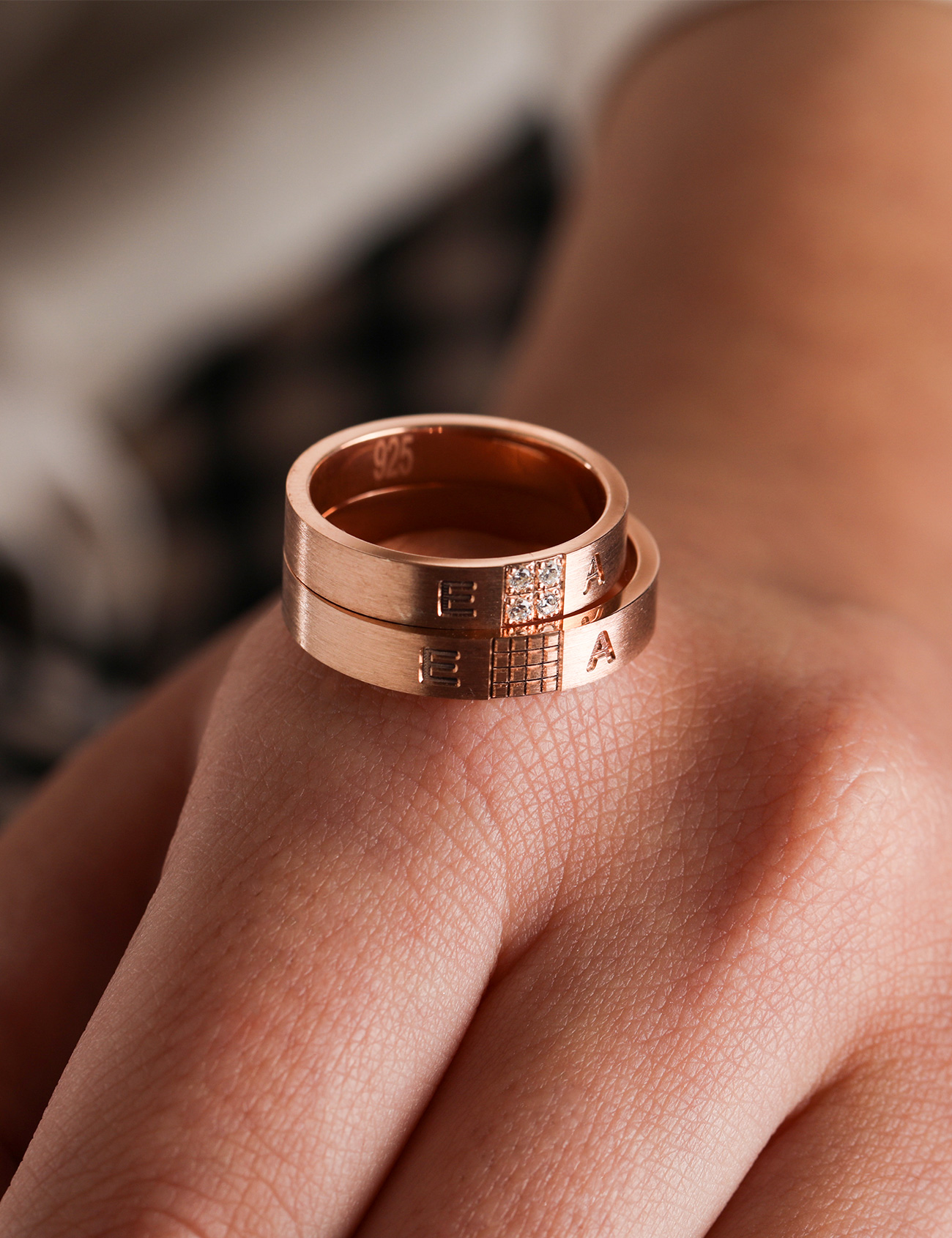 Pembe Altın Alyans 4mm