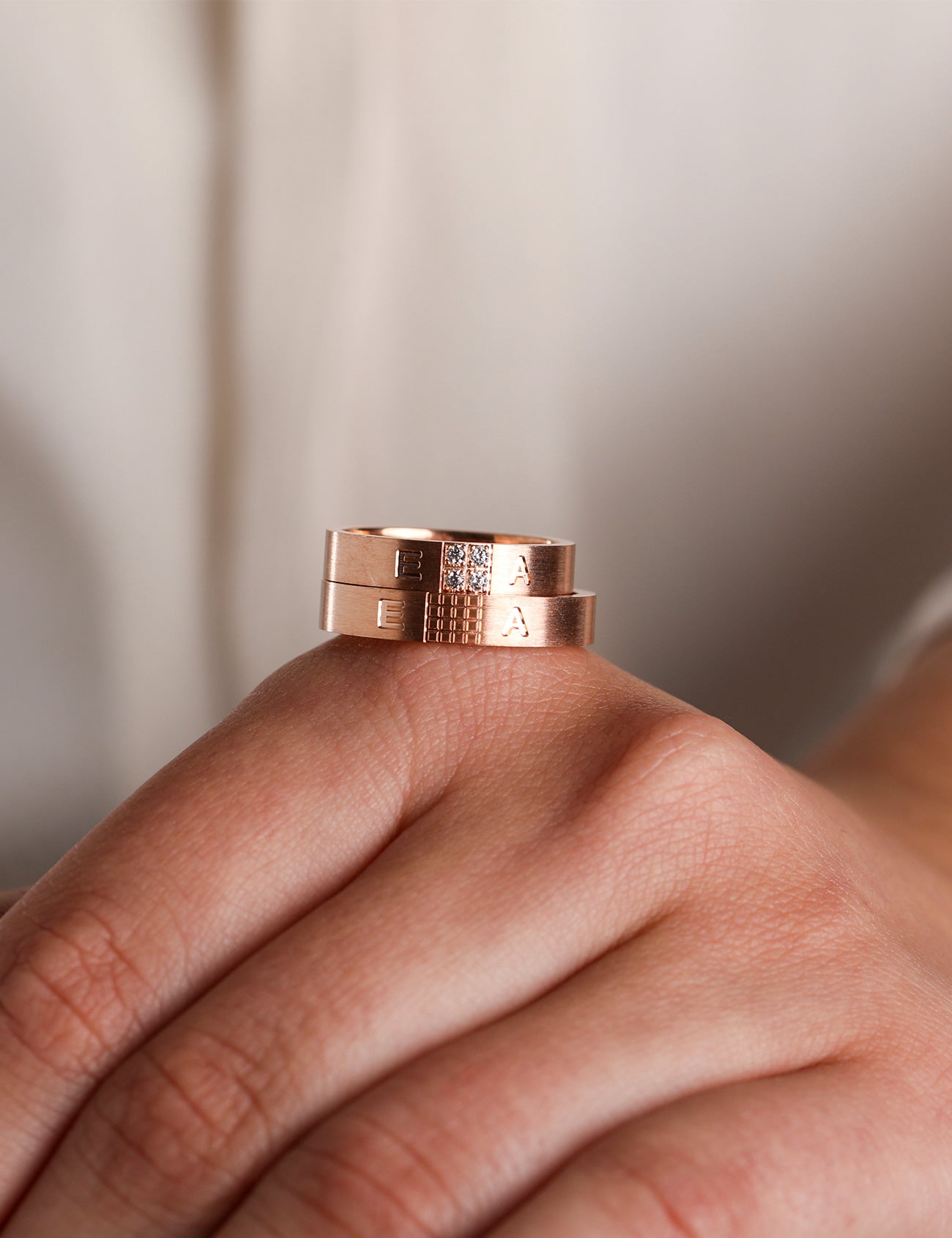 Pembe Altın Alyans 4mm