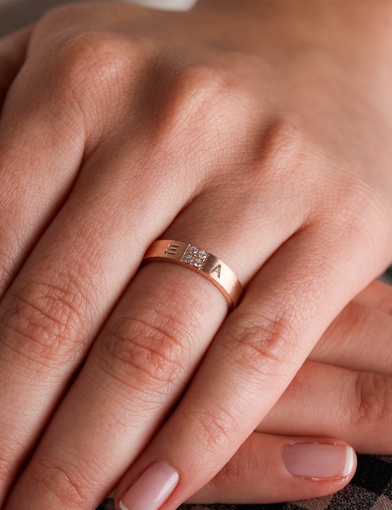 Pembe Altın Alyans 4mm