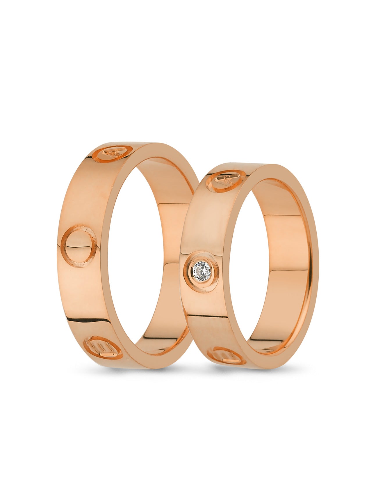 Pembe Altın Alyans 5mm