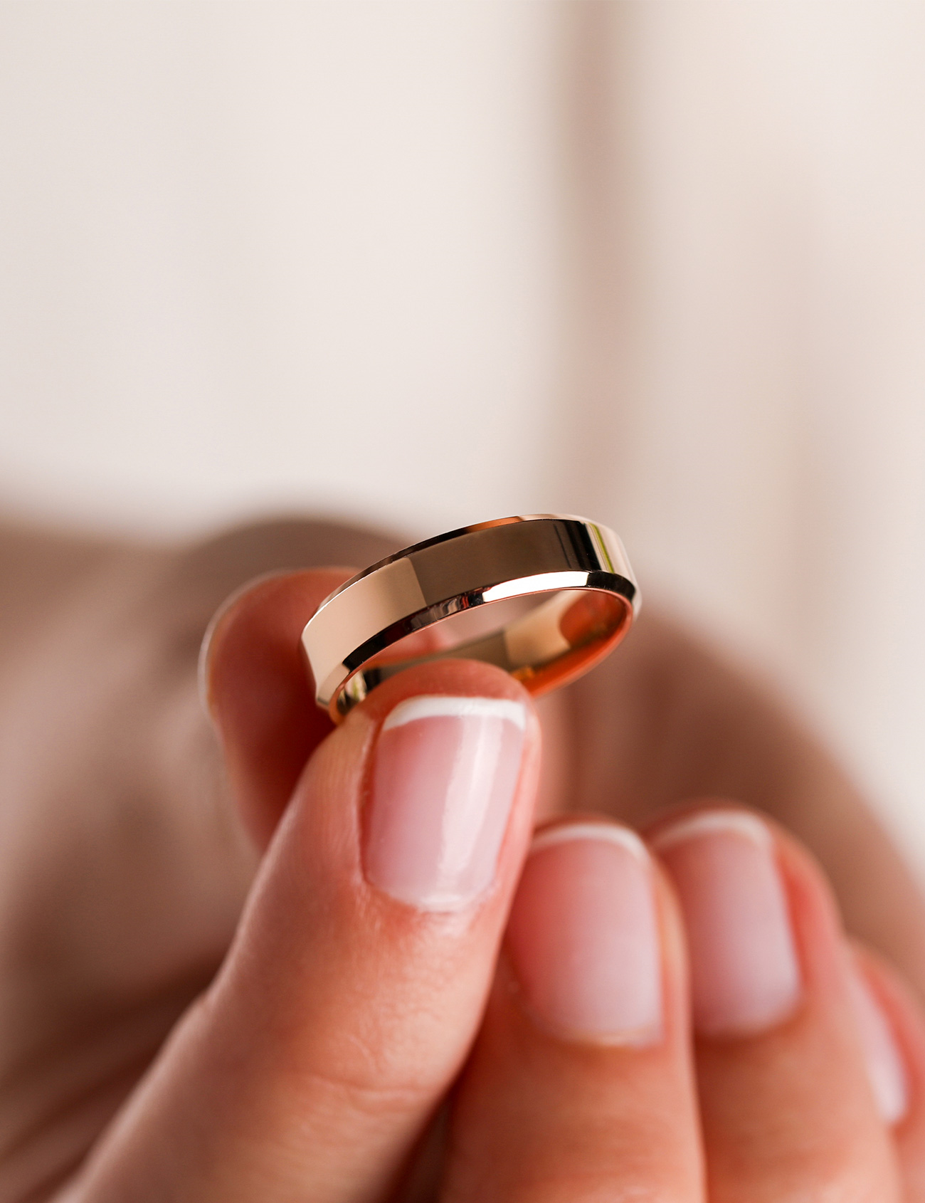 Pembe Altın Alyans 5mm