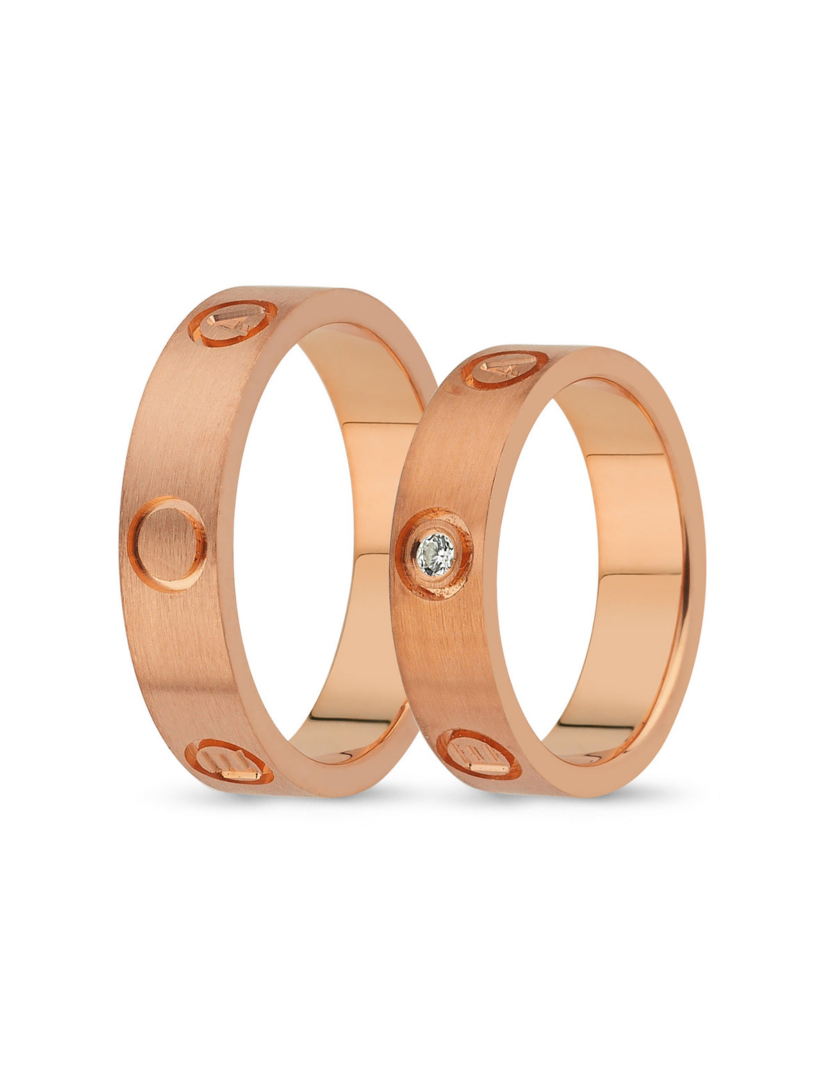 Pembe Altın Alyans 5mm