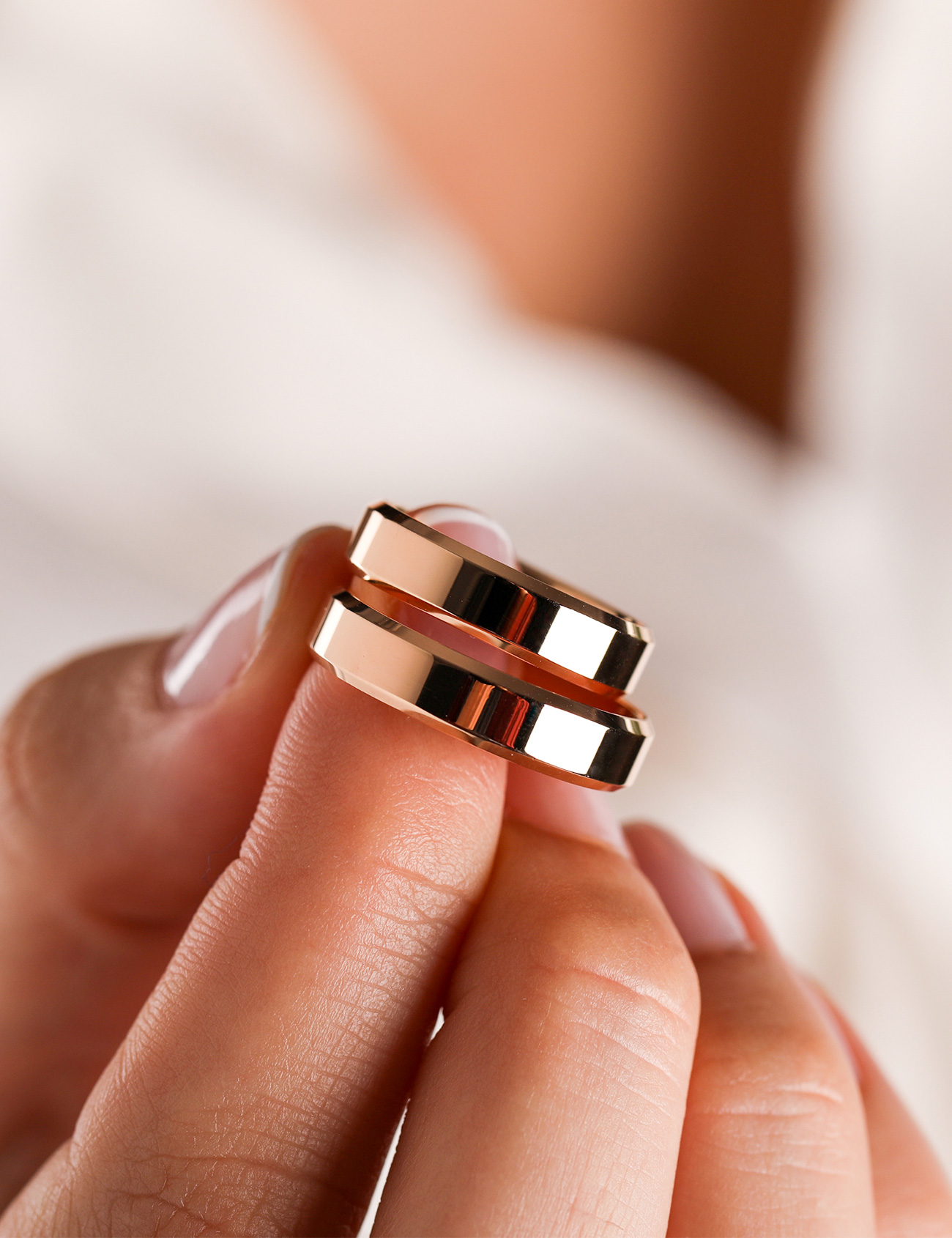 Pembe Altın Alyans 5mm Ürün ikincil görseli