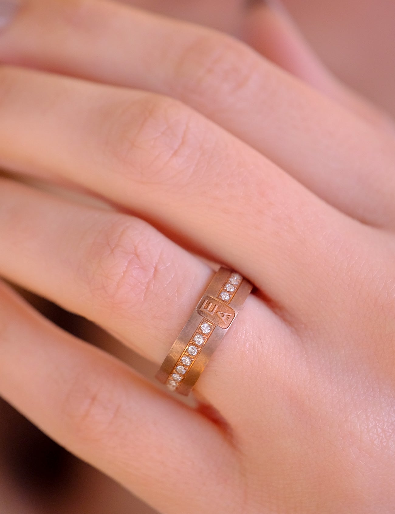 Pembe Altın Alyans 6mm