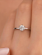 0,50 Karat Fantezi Montür Pırlanta Tektaş Yüzük