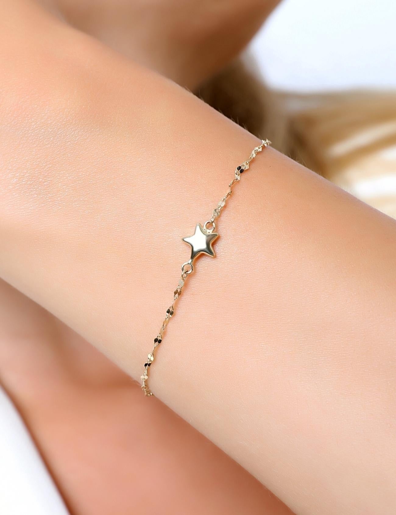 Yıldız Altın Bileklik