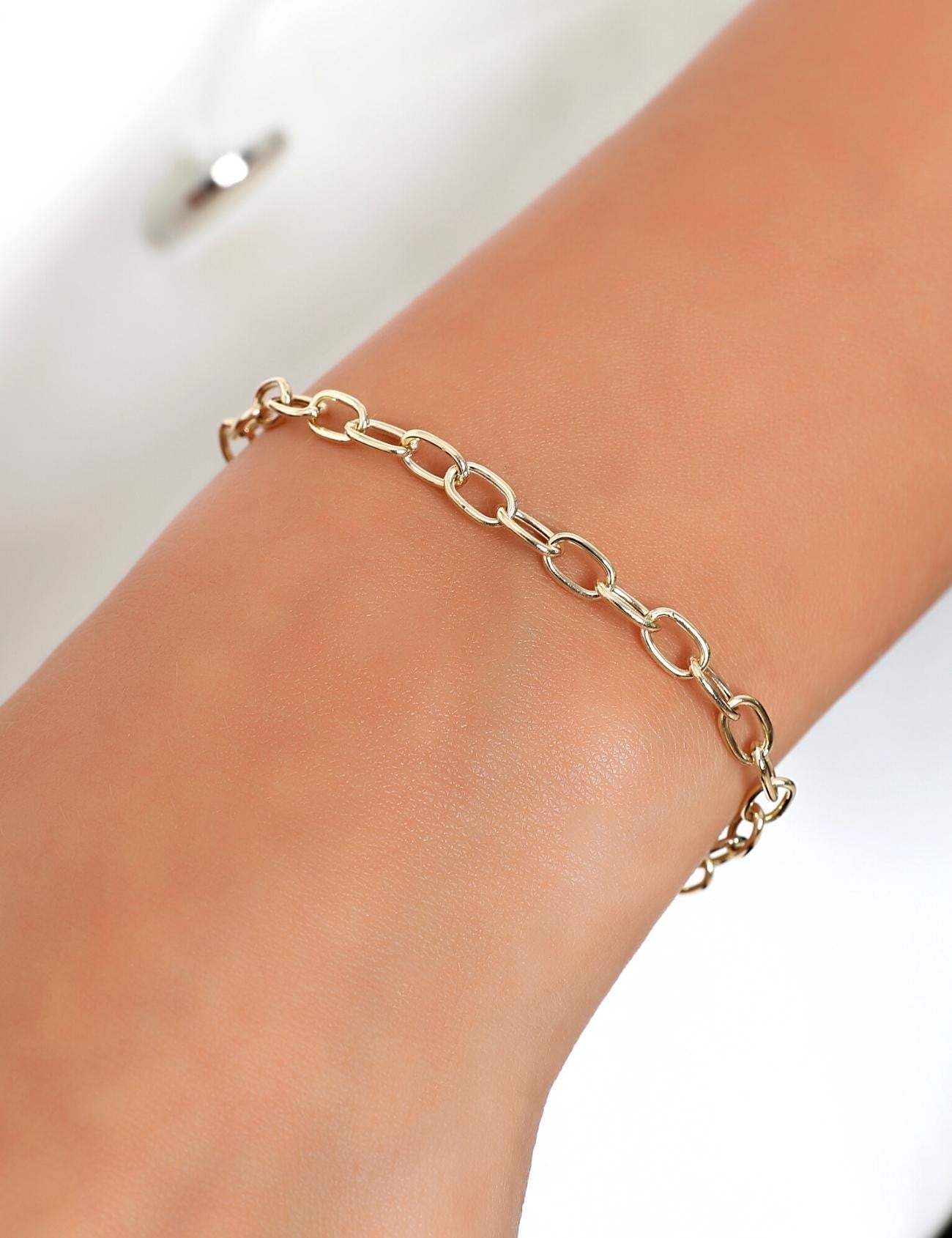 Zincir Altın Bileklik
