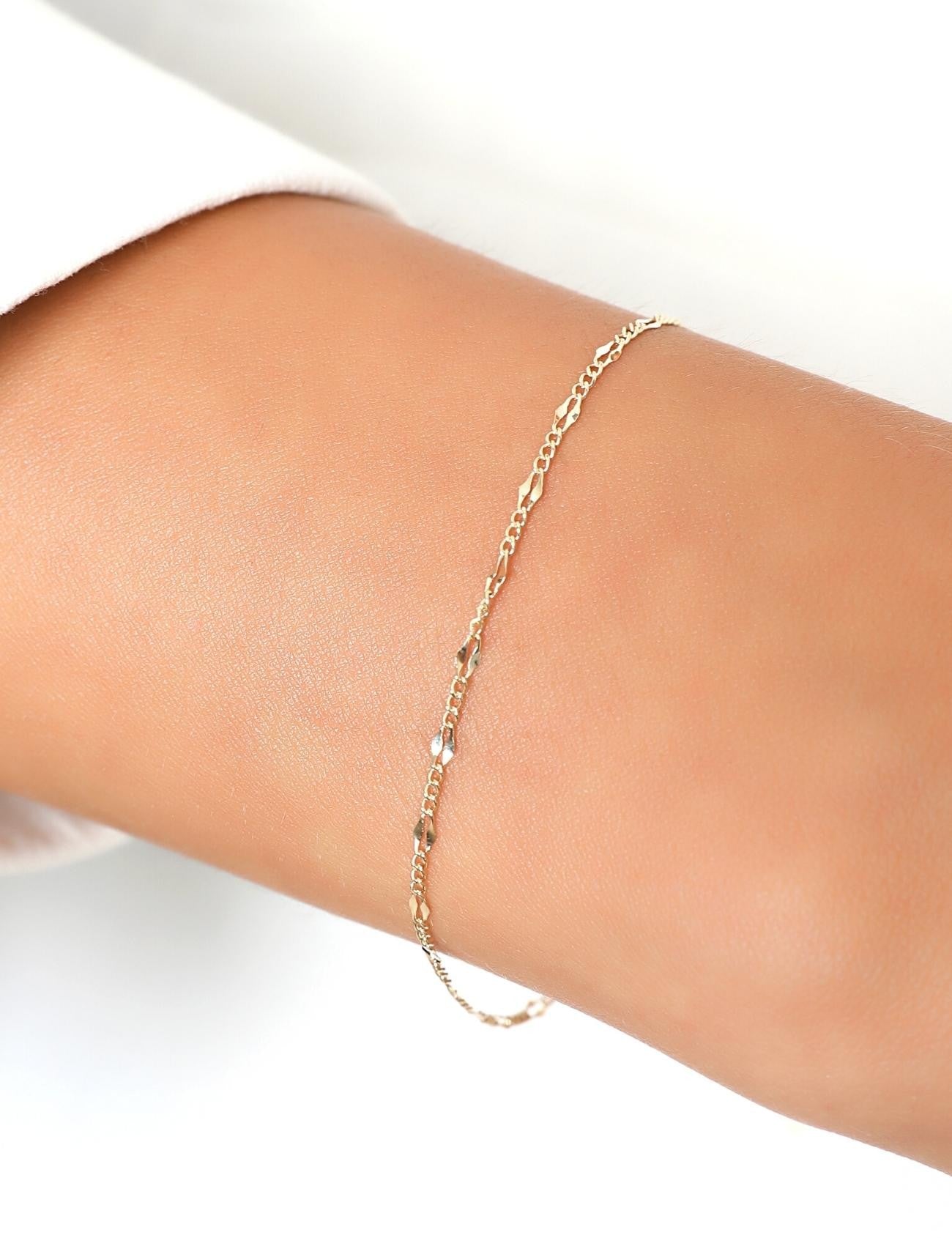 Zincir Altın Bileklik Ürün ana görseli