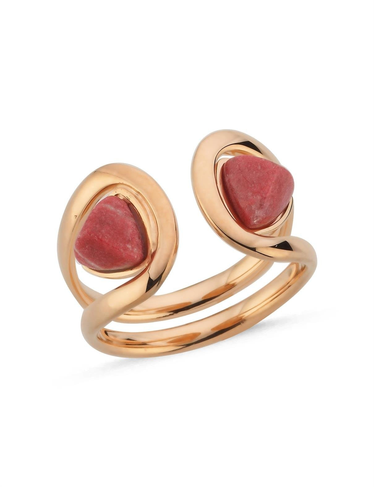 Kahverengi Taşkı Rose Altın Yüzük Ürün ana görseli