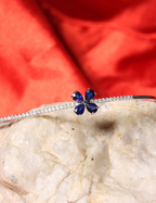 Pırlantalı Safir Bileklik