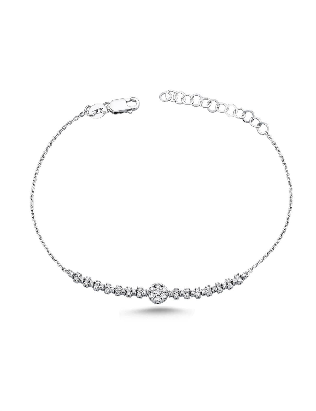 0,27 Karat Pırlantalı Bileklik