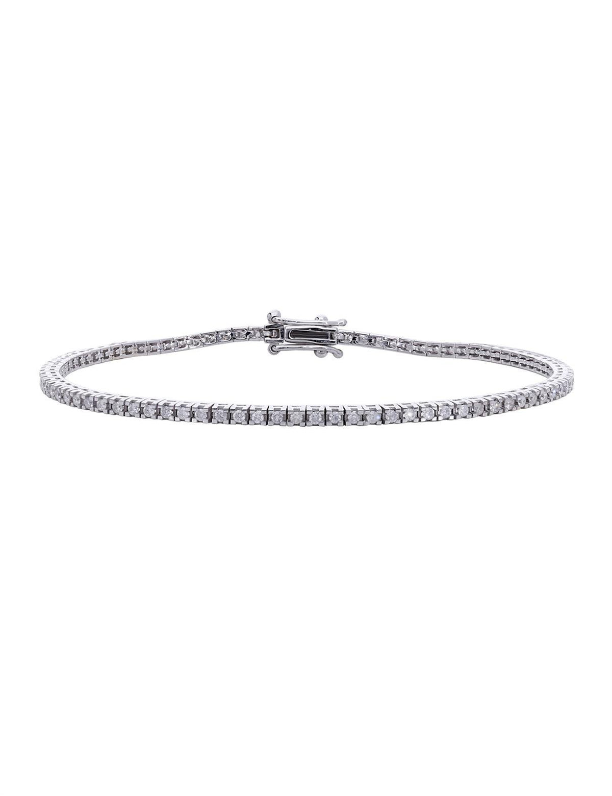 1,00 Karat Pırlantalı Suyolu Bileklik