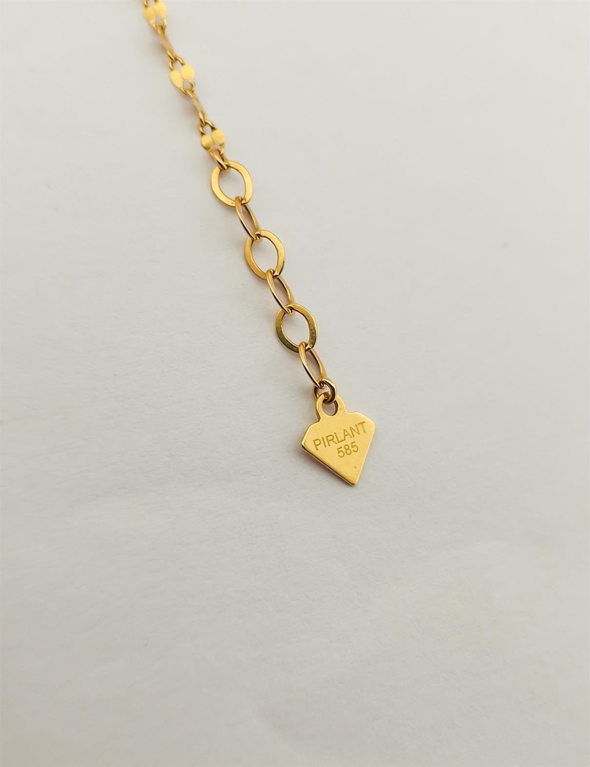 PIRLANT Boomerang Ataç Altın Bileklik